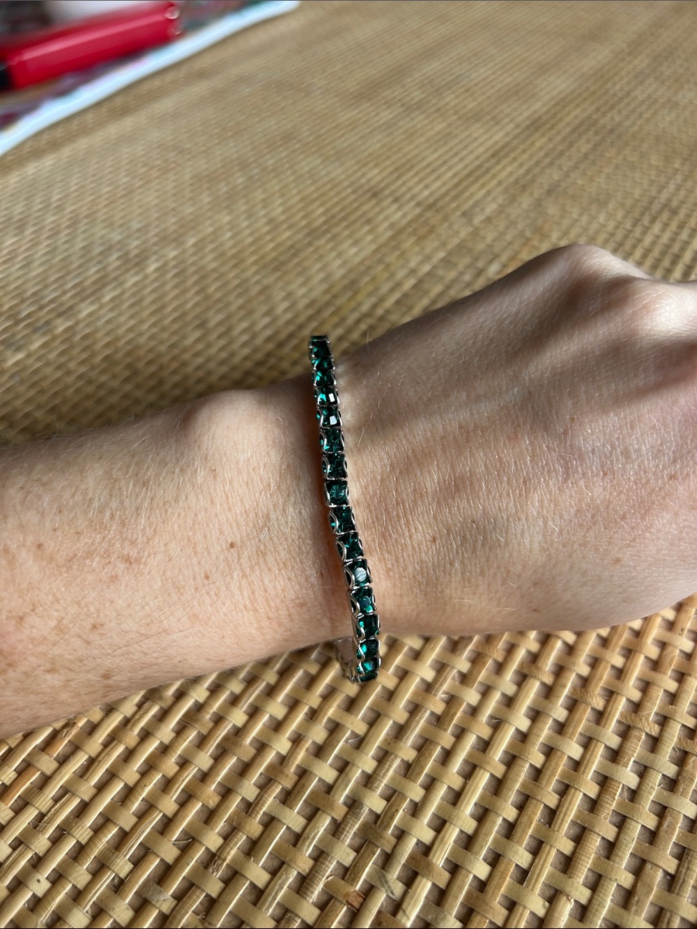 Touchstone Crystal by Swarovski Birthstone Bracelet May